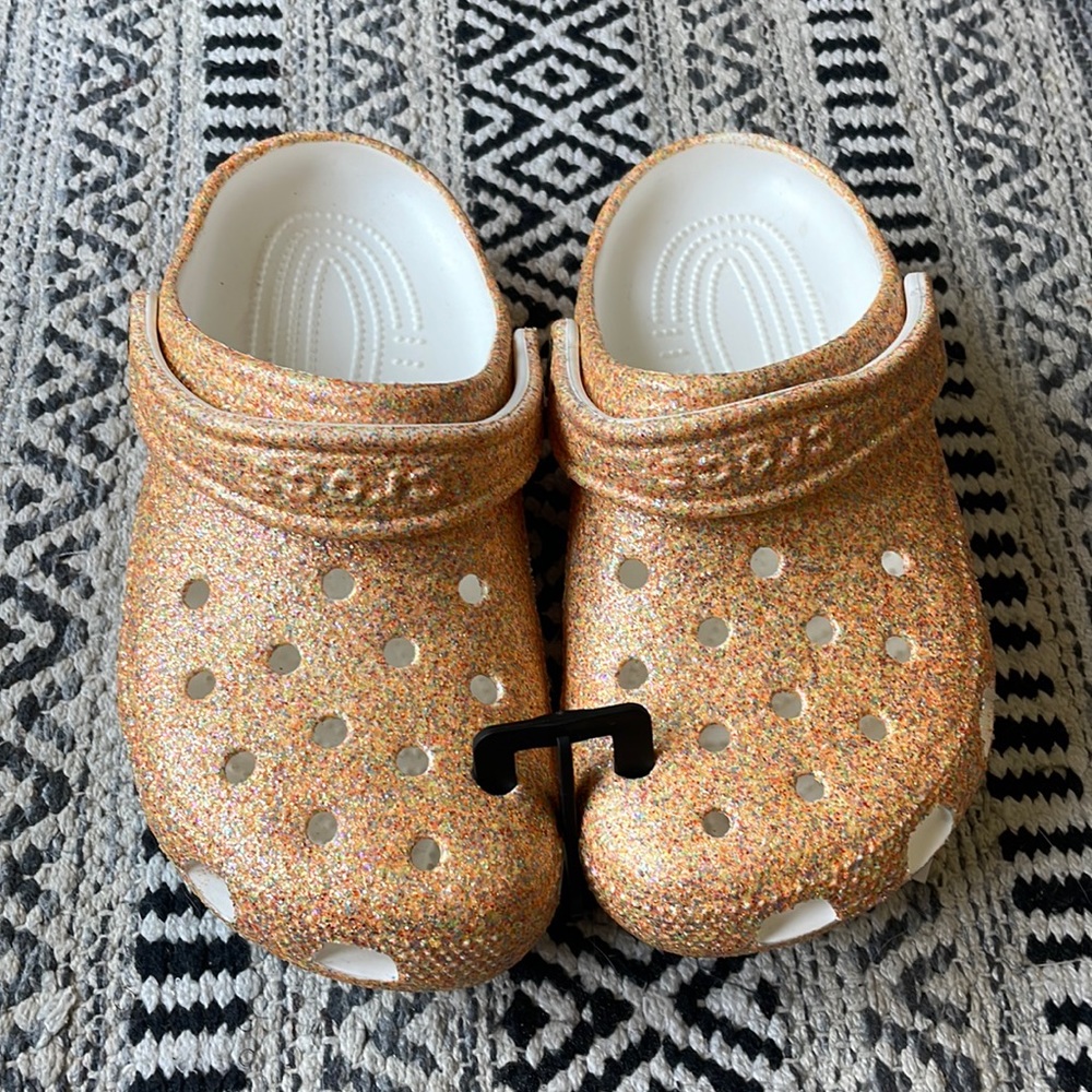 ❌SOLD❌NEW Classic GLITTER Clog Crocs